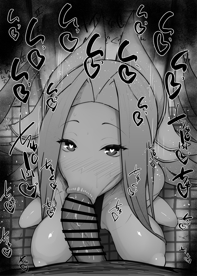 :>=, 1boy, 1girls, big breasts, big penis, black and white, blush, breasts, dark skin, dark-skinned male, detailed background, drooling, eyelashes, fate (series), fate/grand order, fellatio, female, heart, heart-shaped pupils, human, indoor, inside, kurotama, long hair, looking at viewer, male, male pov, medusa (fate), medusa (saber) (fate), oral, oral sex, penis, room, saliva, shiny, shiny skin, sketch, sound effects, squatting, sweat, text, tongue, tongue out, vein, veins, veiny, veiny penis