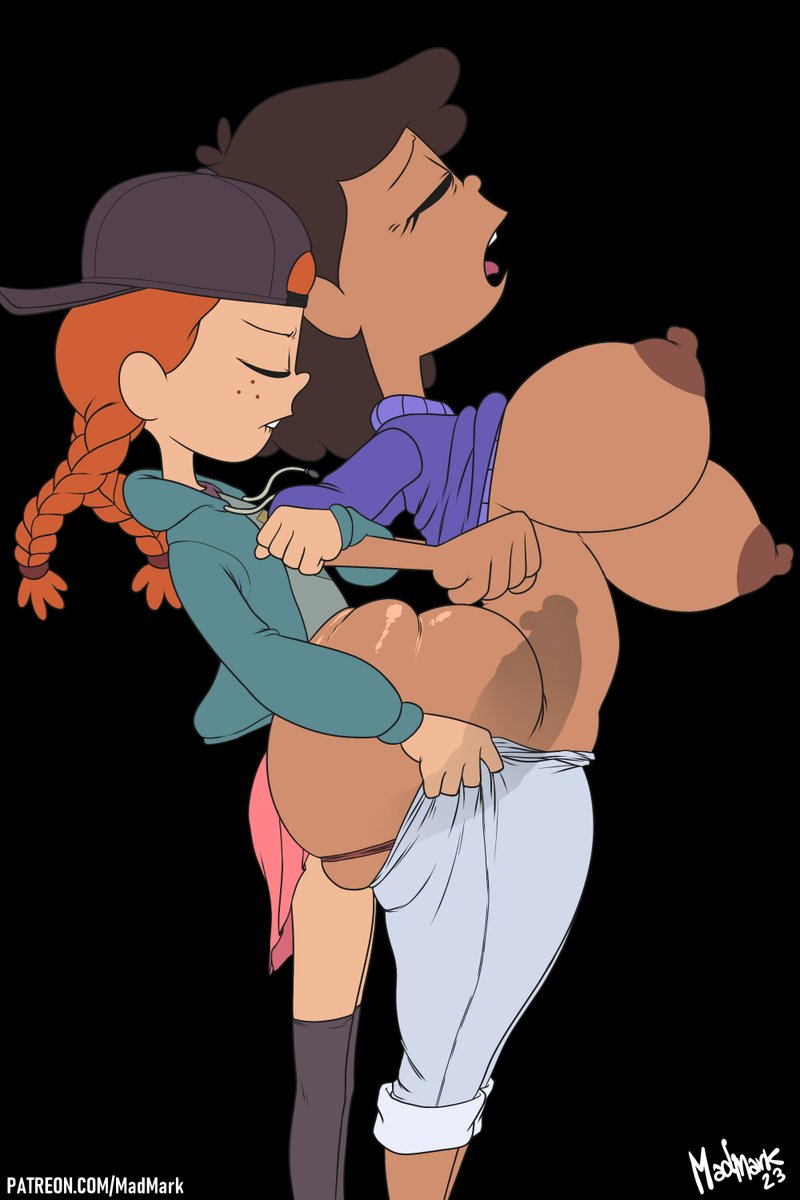 1futa 1girls amphibia amphibia_(series) areolae ass big_ass big_breasts big_butt big_penis breasts brown_hair chocolate_and_vanilla clothed clothing dark-skinned_female dark_skin disney disney_channel duo erection eyebrows fat_ass female futa_on_female futanari huge_ass huge_cock human interracial large_ass large_breasts large_penis light-skinned_futanari light_skin looking_pleasured madmark maggie maggie_(amphibia) milf mostly_clothed mostly_nude mrs._boonchuy nipples orange_hair oum_boonchuy penis sex small_but_hung standing straight_hair teenage_girl teenager thick_thighs wide_hips x-ray young