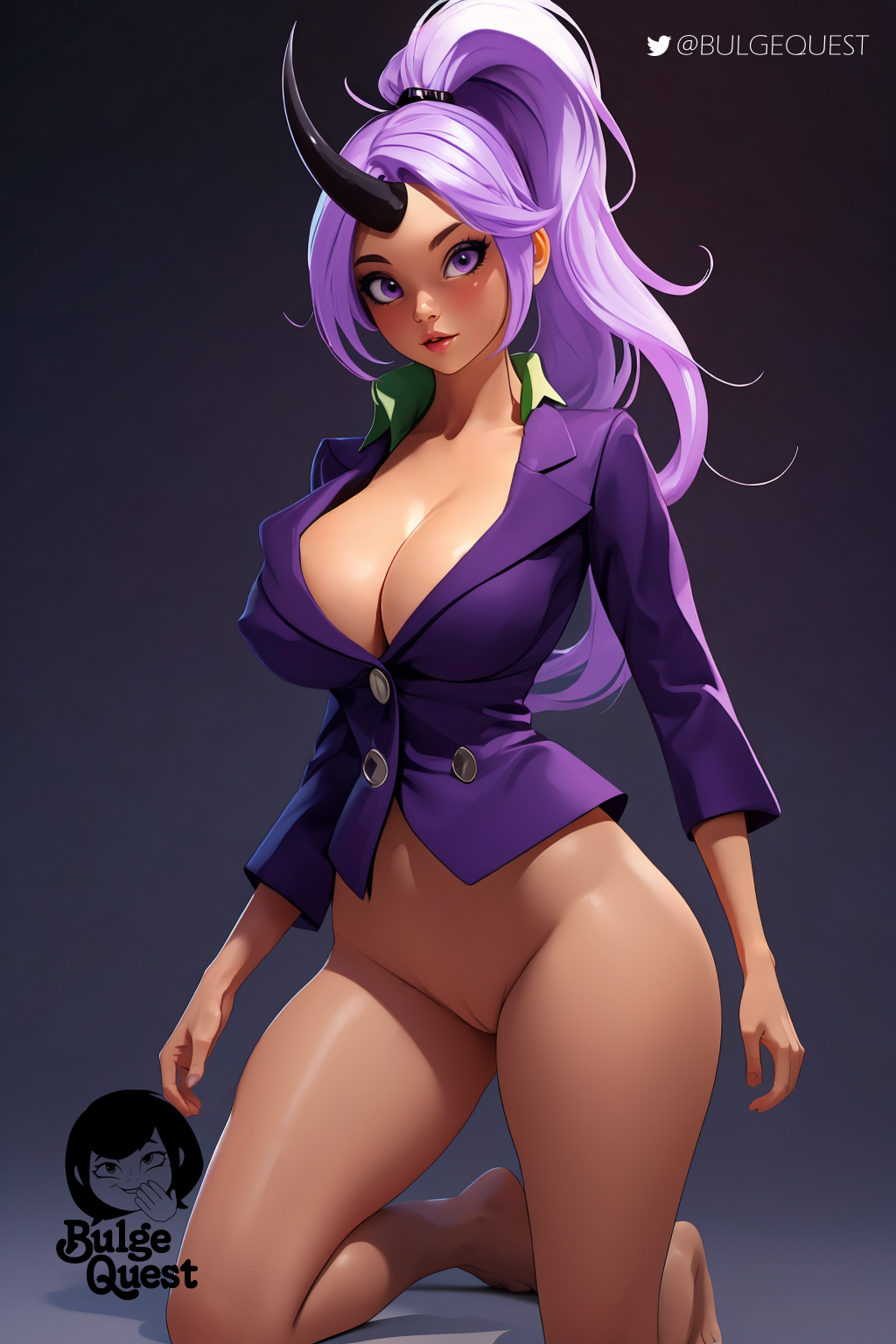 ai generated, bulge quest, female, shion (tensei shitara slime datta ken), stable diffusion, tensei shitara slime datta ken