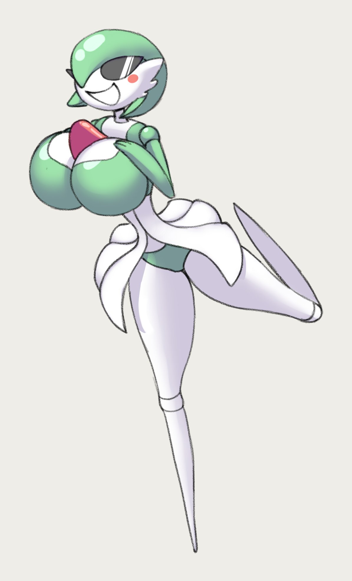 angstrom, big breasts, breasts, clothing, eyewear, female, gardevoir, green panties, hi res, huge breasts, humanoid, knick knack, nintendo, panties, pokémon (species), pokemon, pokemon (species), solo, sunglasses, sunnification, sunny miami, underwear, video games