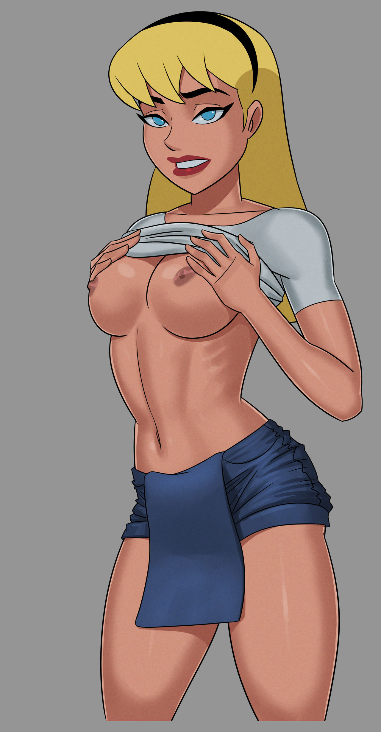 ass, athletic, blonde hair, blue eyes, breasts, busty, dc, dc comics, dcau, eyelashes, female, fit, fit female, hourglass figure, kara zor-el, long hair, medium breasts, sunsetriders7, supergirl, supergirl (dcau), superman (series), superman: the animated series, tagme, wide hips