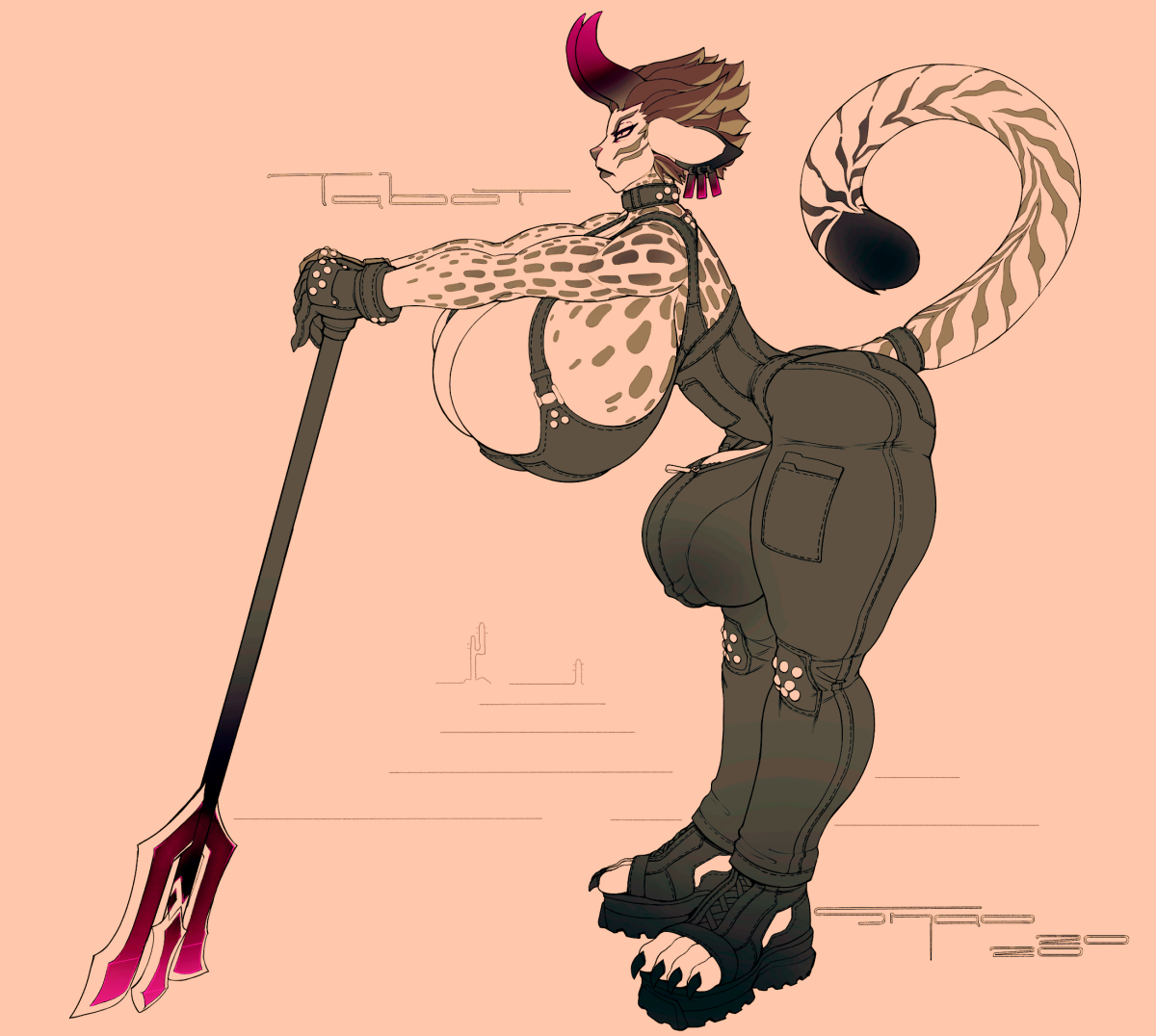anthro, balls, big balls, big breasts, big penis, big testicles, breasts, bulge, dickgirl, futa only, futanari, giant breasts, huge balls, huge breasts, huge testicles, intersex, large breasts, massive breasts, penis, snao, tail, testicles