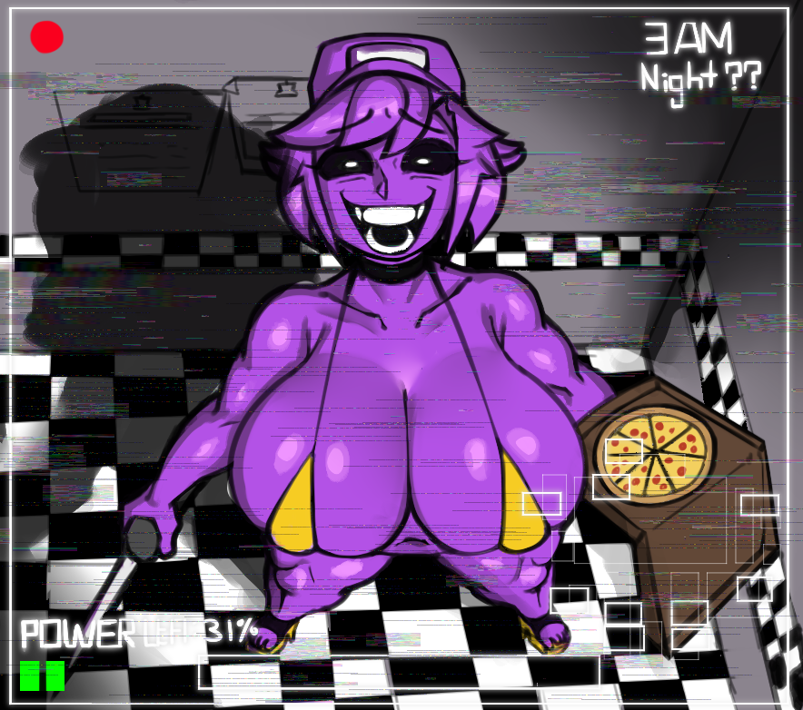 bikini bikini_top boobs five_nights_at_freddy's knife mrjaysin pizza pizza_box rule_63 shoes tagme wendy_afton william_afton