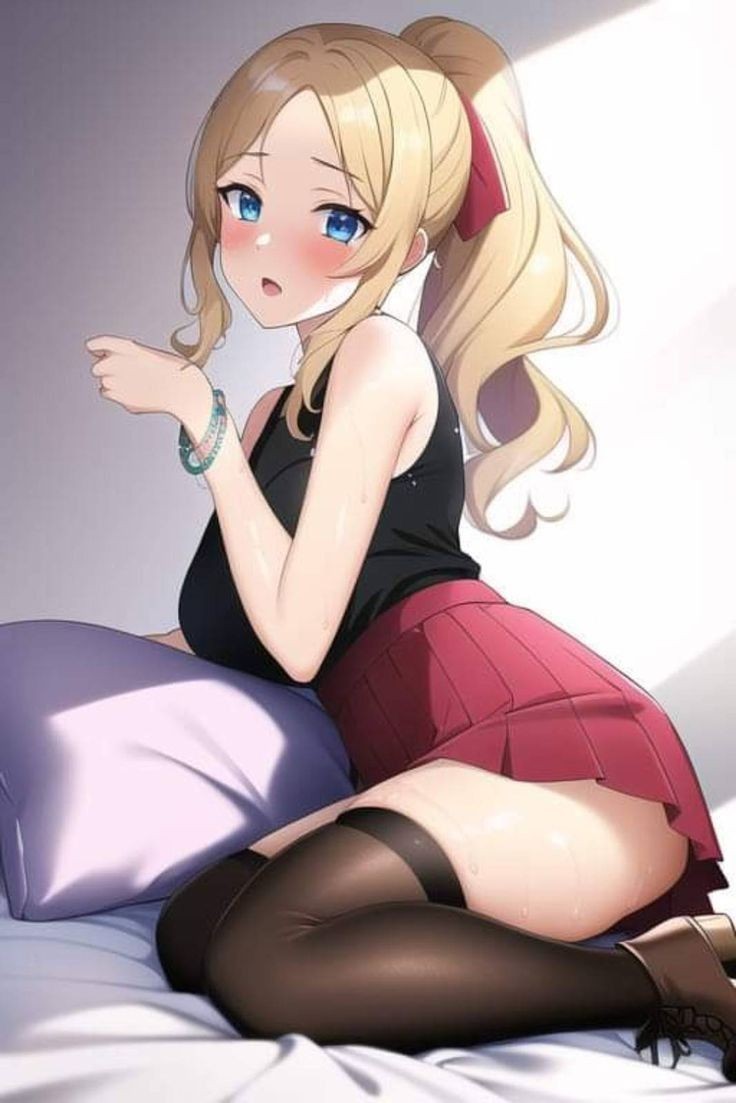 ai generated, blue eyes, female, pokemon, serena (pokemon), yellow hair