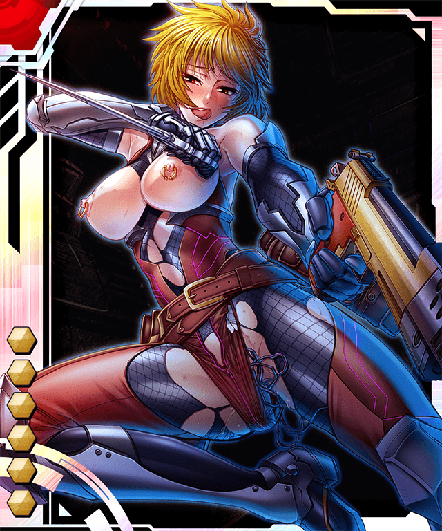 bodysuit breasts hair hiroe_rei large_breasts ninja nipples short_hair taimanin_(series) taimanin_asagi_battle_arena taimanin_asagi_battle_arena_all_card_gallery torn_clothes vibrator vibrator_under_clothes vibrator_under_panties