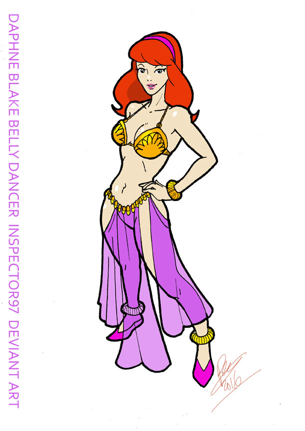 belly_dancer belly_dancer_outfit daphne_blake harem_girl harem_outfit inspector97 large_breasts long_hair orange_hair scooby-doo