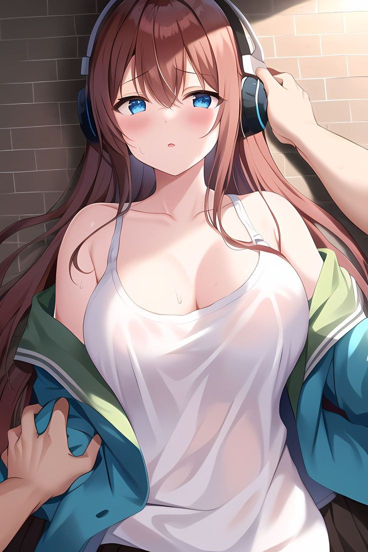 ai generated, brown eyes, brown hair, female, go-toubun no hanayome, nakano miku