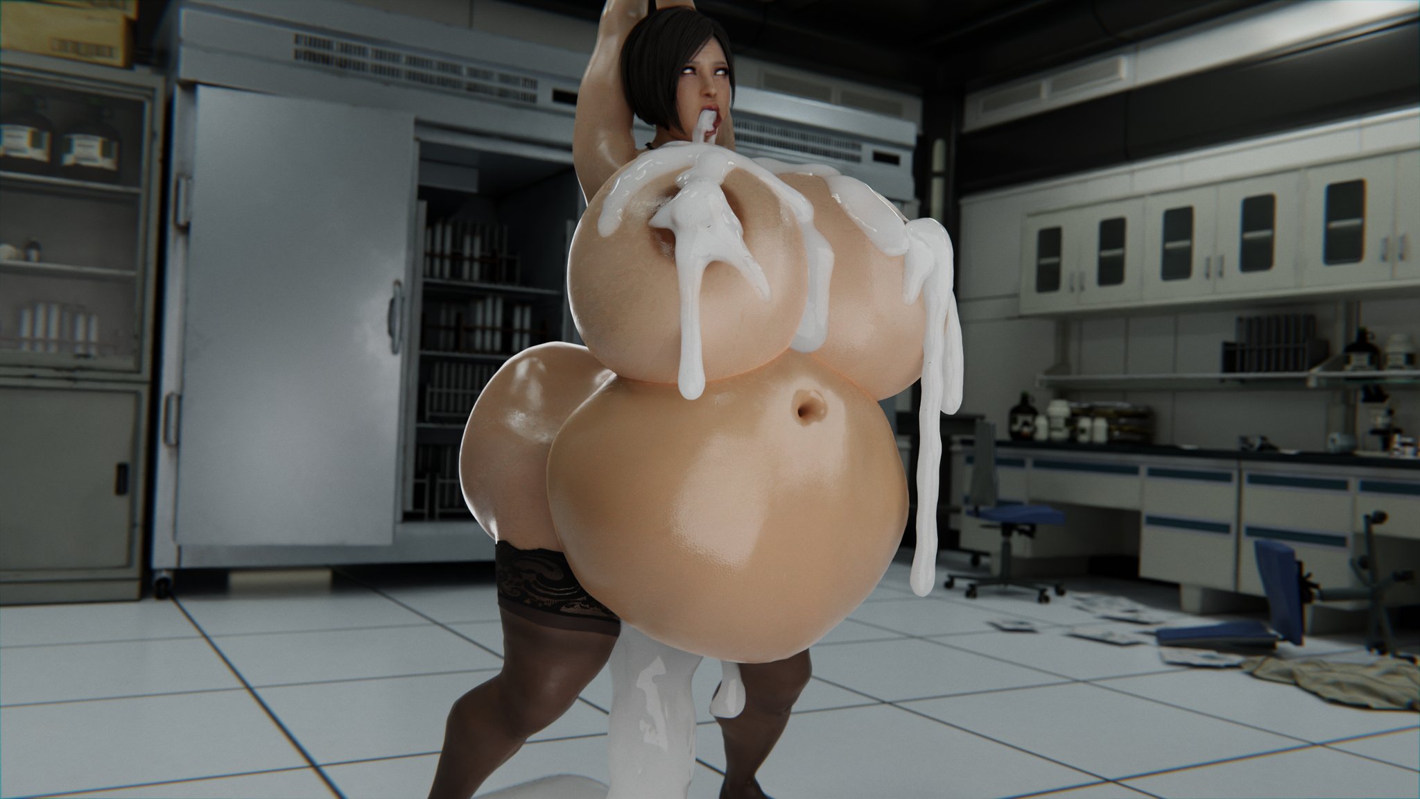 2girls, 3d, ada wong, after orgasm, after rape, after sex, areolae, ass, balls, big ass, big breasts, big penis, blender, blender (software), bottom view, breasts, clothed, cumflated belly, cumflation, curvy female, curvy figure, detailed background, dickgirl, female, futa on female, futadom, futanari, grabbing, grabbing ass, grabbing breasts, grabbing from behind, grabbing legs, headcrab, hyper cumflation, inflation, intersex, knyaz, laboratory, monster, nipples, nude, nude futa, penis, rape, resident evil, ripped clothing, solo female, stalking, tagme, testicles, tyrant, veiny balls, veiny penis, veiny testicles