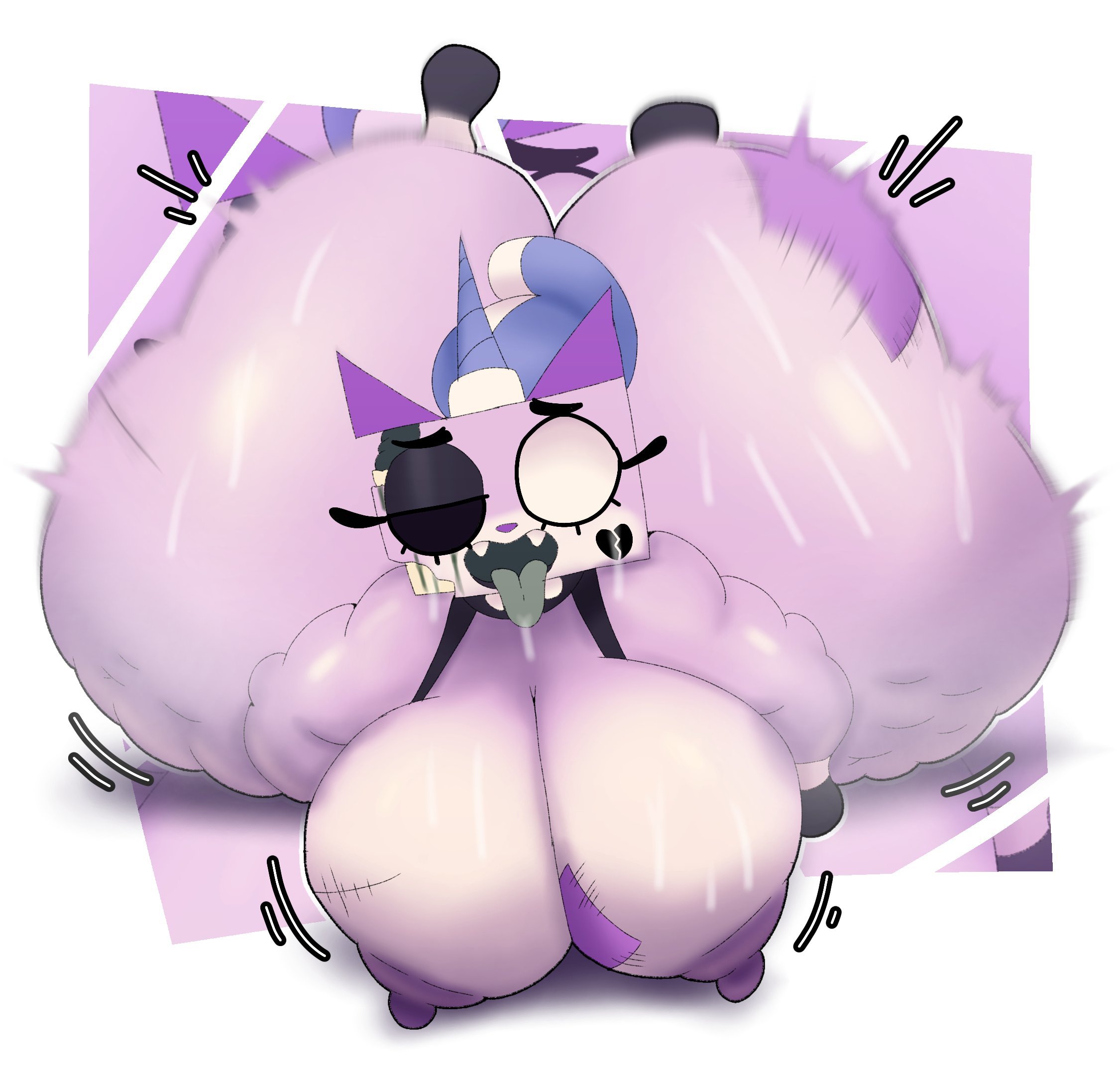 1girls, 2025, absurd res, alternative fashion, anthro, areola, ass, big areola, big breasts, big butt, big nipples, bikini, biped, black bikini, black clothing, black collar, black eyeshadow, black markings, black swimwear, blue horn, blue tail, bodily fluids, breasts, broken heart, broken heart marking, cat girl, catgirl, clothed, clothing, collar, cosplay, costume, countershading, creepy, creepy cute, creepy face, creepy smile, digital media (artwork), eyebrows, eyelashes, eyeshadow, fangs, female, female anthro, female only, first person view, fur, goth, goth girl, grey tongue, halloween, halloween 2025, heart (marking), heart symbol, hi res, holidays, horn, huge breasts, huge butt, huge hips, hyper, hyper ass, hyper butt, looking at viewer, lying, makeup, markings, nipples, on front, overweight, overweight anthro, overweight female, piercing, purple background, purple body, purple countershading, purple fur, purple nipples, signature, simple background, smile, solo, solo female, spiked collar, spikes, swimwear, tail, teeth, the lego movie, thedeathcrow05, thick thighs, tongue, tongue out, torn head, two tone tail, two-piece swimsuit, unikitty, unikitty (series), unikitty!, white tail, wide hips, zombie costume, zombie girl