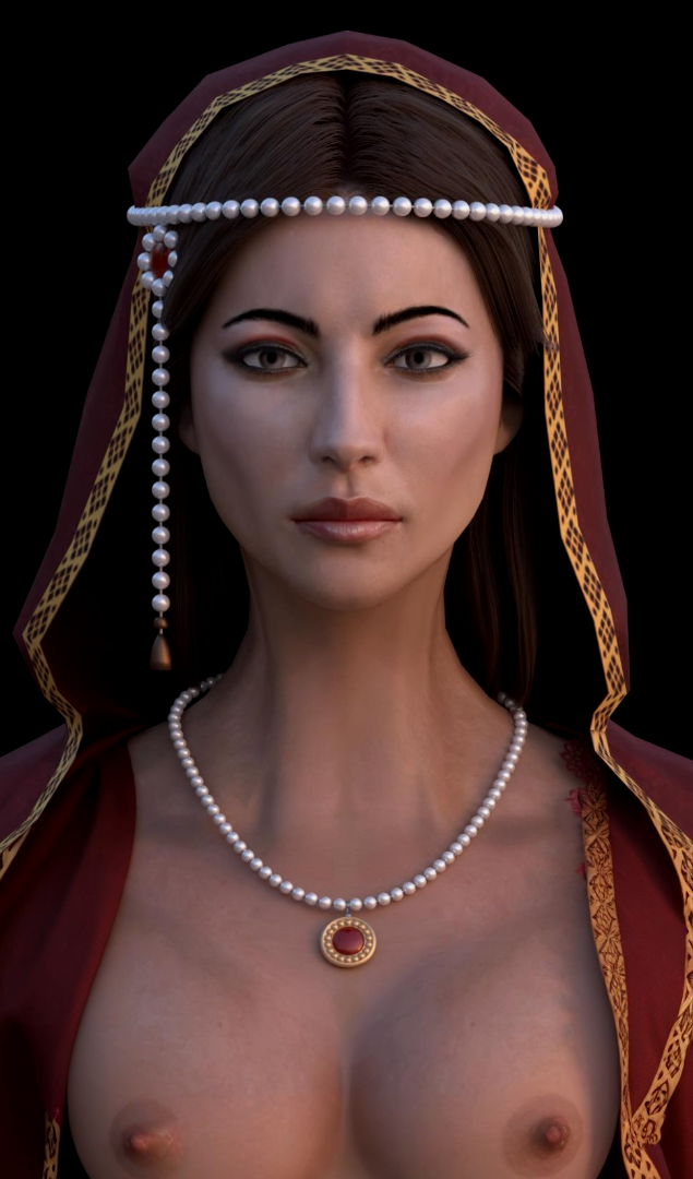 ai_generated assassin assassin's_creed assassin's_creed_(series) assassin's_creed_ii breasts brown_eyes brown_hair light_skin paola_(assassins_creed)