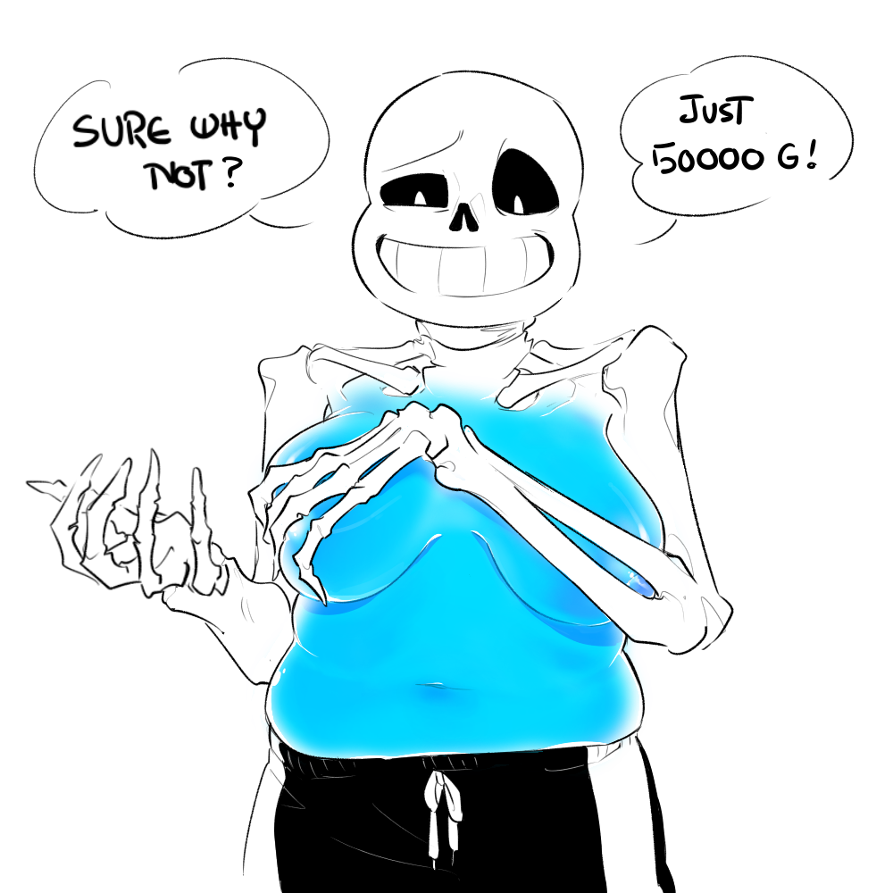 1:1 1:1_aspect_ratio 5_fingers animated_skeleton blue_body breasts chubby chubby_female covering_breasts covering_nipples covering_self ectobody ectobreasts eli-sin-g english_text female female_only female_sans genderswap_(mtf) kolesjoie looking_at_viewer monster navel nipples rule63 rule_63 sans sans_(undertale) skeleton solo solo_female talking_to_viewer text topless undead undertale undertale_(series) white_background