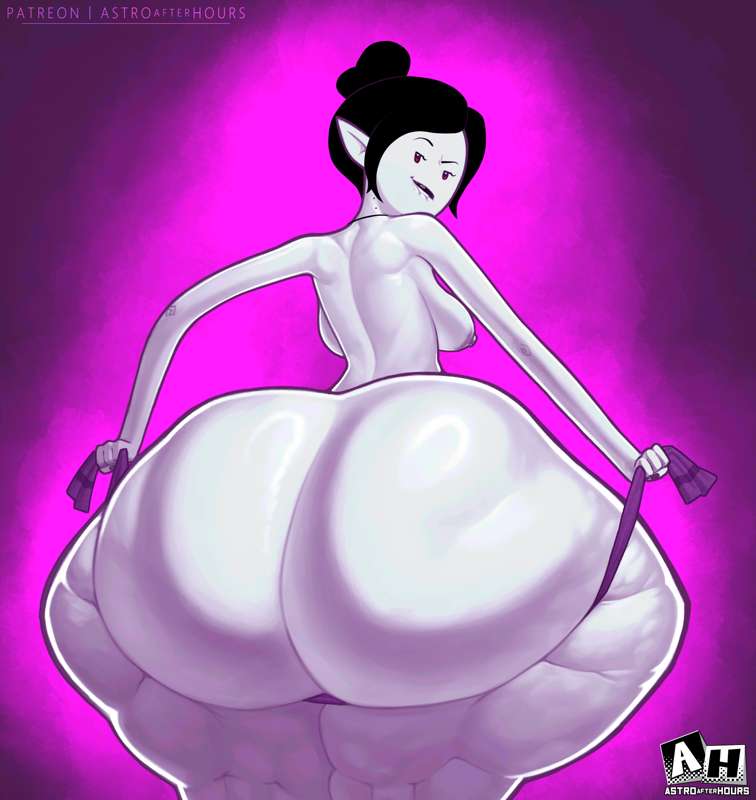 adventure_time astroafterhours boobs huge_ass huge_thighs ignantastro marceline small_tits vampire