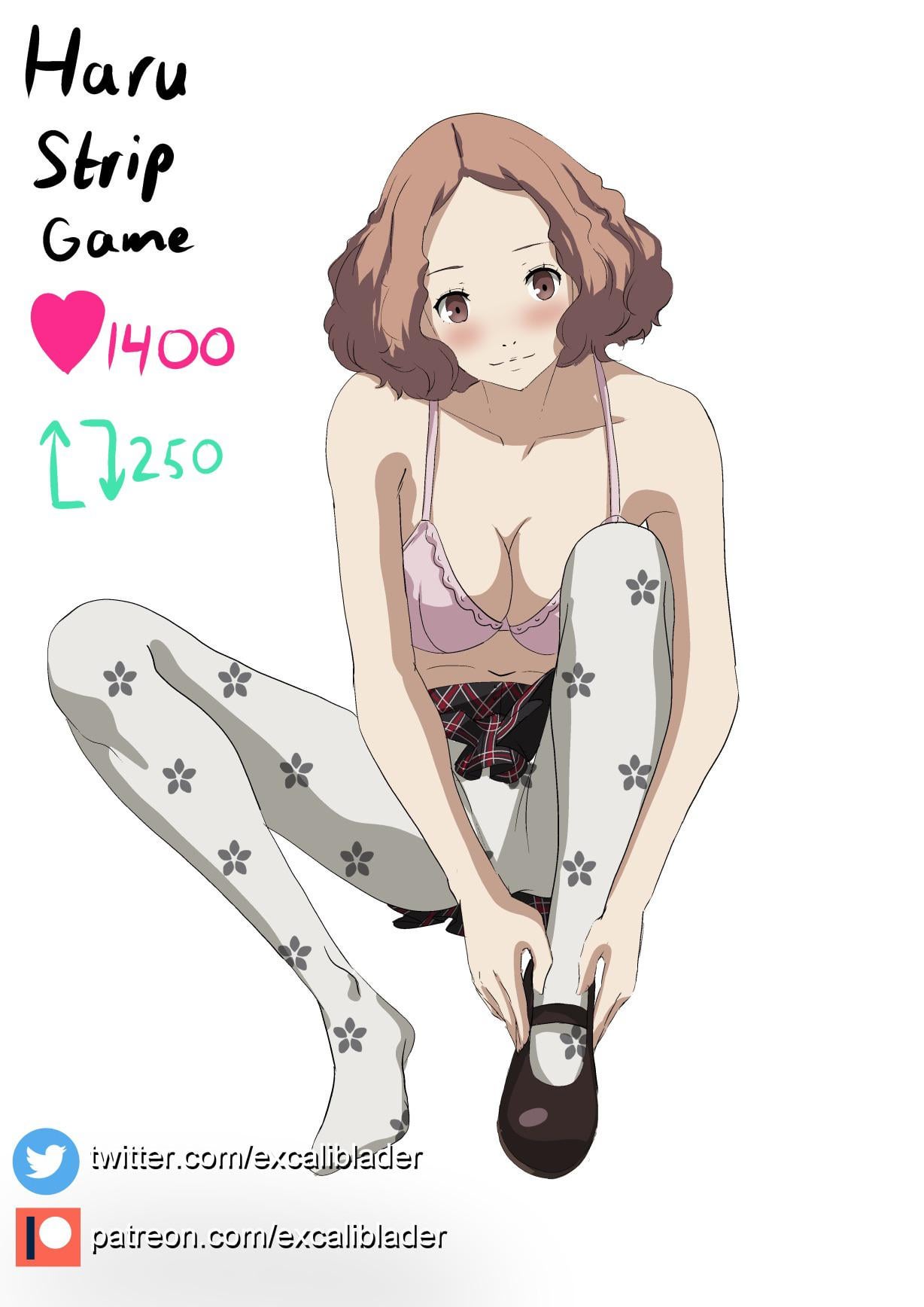 1girls atlus blush blushing blushing_female bra breasts_together brown_eyes brown_hair curly_hair excaliblader female female_focus female_only floofy_hair fluffy_hair forehead haru_okumura on_floor pantyhose persona persona_5 removing_clothing sega shin_megami_tensei shoe shoe_removal shoes_removed sitting sitting_down skirt solo solo_female solo_focus strip_game stripping taking_clothes_off twitter_strip_game_(meme) wavy_hair white_background