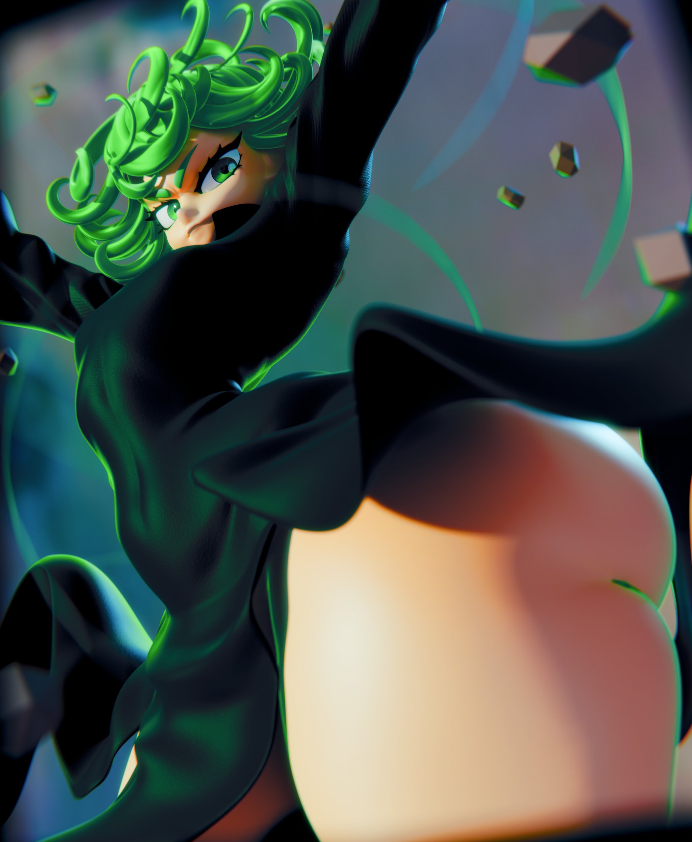 1girls, 2025, 3d, 3d (artwork), 3d model, 3d render, belly, belly button, belly button visible through clothing, big ass, big butt, big hips, big thighs, bottom heavy, bottom heavy female, bottomless, breasts, bubble ass, bubble butt, carro3dsculpts, child bearing hips, clothed, clothed female, clothing, curly hair, curvaceous, curvaceous body, curvaceous female, curvaceous figure, curves, curvy, curvy body, curvy female, curvy figure, curvy hips, curvy thighs, female, female only, flat chest, green eyes, green hair, hi res, highres, hourglass figure, huge hips, huge thighs, large ass, large butt, large hips, large thighs, light skin, light-skinned female, looking at viewer, looking down, navel, navel visible through clothes, one-punch man, petite, psychic, psychic powers, revealing clothes, round ass, round butt, short hair, skimpy, skimpy clothes, small breasts, solo, solo female, stomach, tatsumaki, thick, thick ass, thick hips, thick legs, thick thighs, thighs, voluptuous, voluptuous female, wide hips