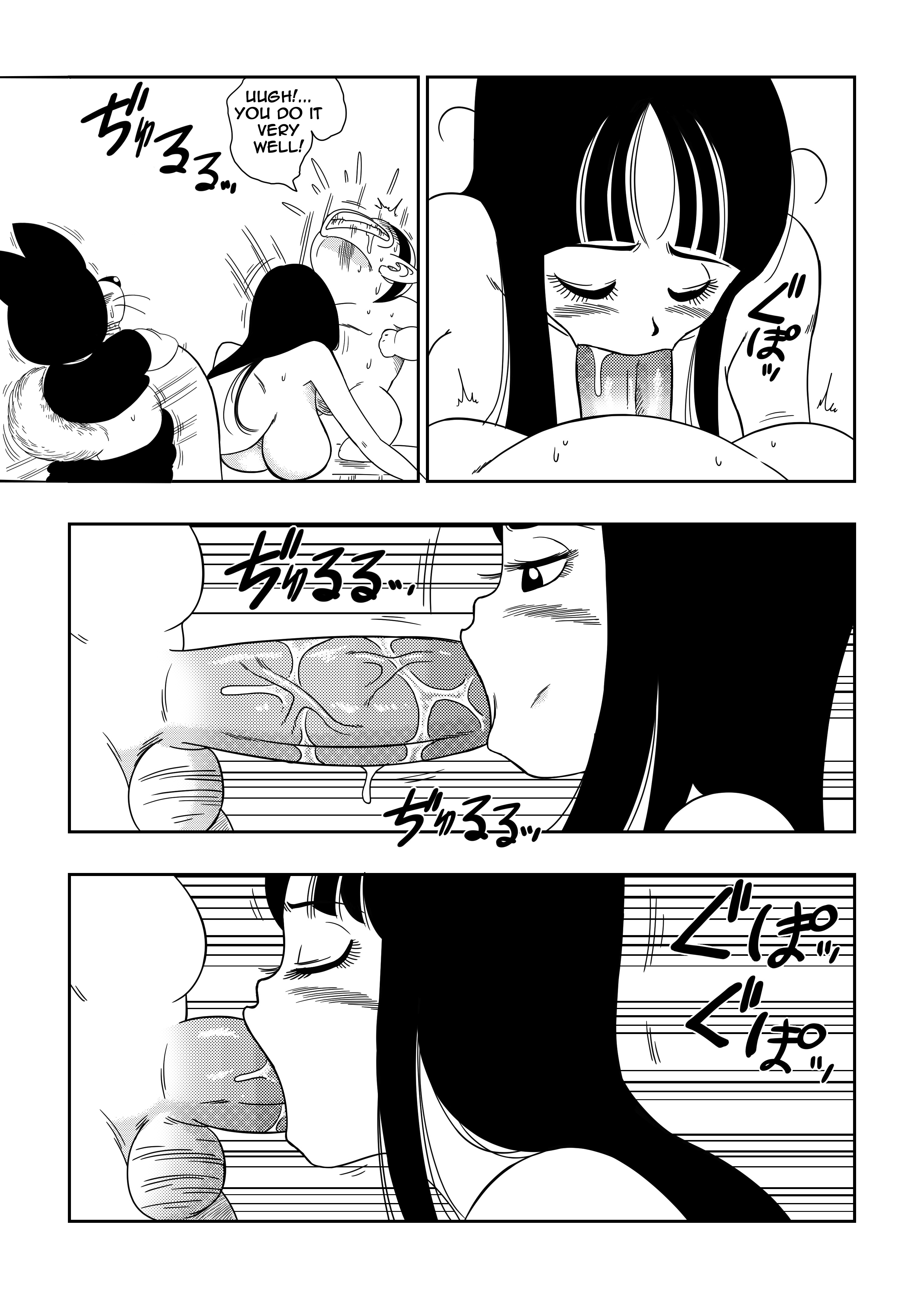 female, mai (dragon ball), pilaf, shu (dragon ball), yamamoto doujin