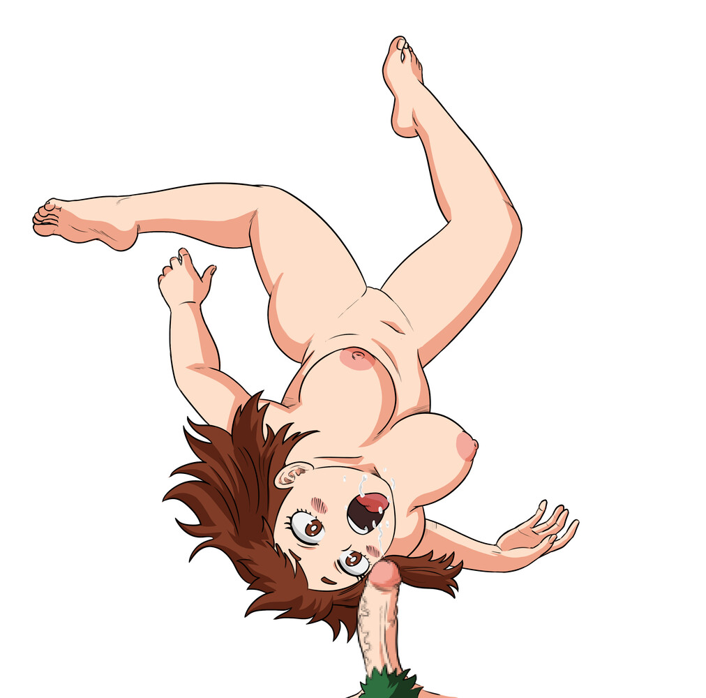 1girls, areola, big breasts, boku no hero academia, breasts, brown eyes, brown hair, canon couple, chubby female, completely nude, cum, deku, female, floating, green pubic hair, izuku midoriya, levitation, light skin, light-skinned female, male, male/female, medium hair, medium penis, mfuncen, midoriya izuku, my hero academia, naked, nude, ochako uraraka, penis, tongue, tongue out, uraraka ochako, veiny penis