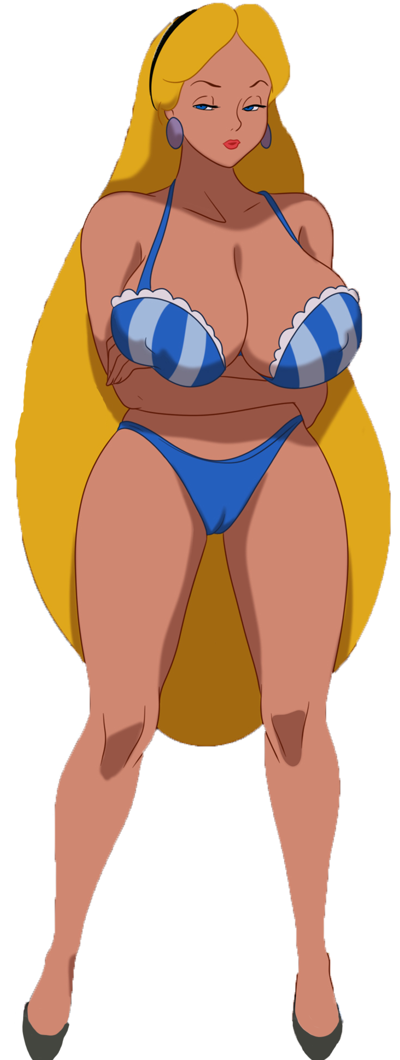 alice_(disney) alice_in_wonderland alice_liddell alpha_channel big_ass big_breasts discreenvision disney for_sticker_use huge_breasts inusen no_background png png_conversion png_file simple_shading sticker sticker_template stickers tagme transparent_background transparent_png