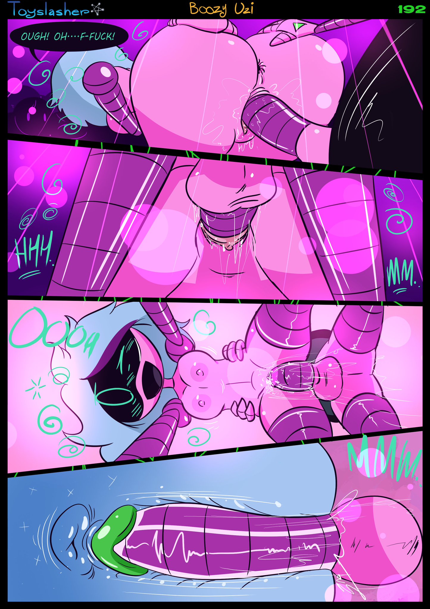 1boy, 1girls, 2d, anal, anus, ass, balls, boozy uzi, comic, darren (murder drones), english text, erect penis, erection, female, female penetrated, glans, glitch productions, male, male penetrating, male/female, murder drones, nipples, page 192, penetration, penis, pussy, rebecca (murder drones), robot, robot boy, robot girl, robot humanoid, sex, testicles, text, toyslasher, uterus, vagina, vaginal penetration, vaginal sex, white body, worker drone