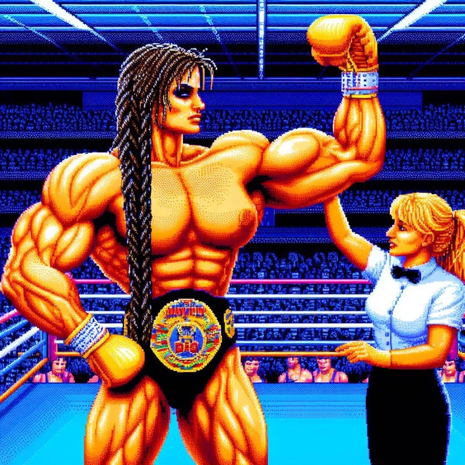 2023 2females 2girls abs ai_generated almost_naked almost_nude arena areolae bare_arms bare_breasts bare_chest bare_shoulders bare_thighs bare_torso biceps big_boobies big_breasts bing_image_creator black_bow_tie black_pants blonde_female blonde_hair blonde_hair_female boobs_bigger_than_head boobs_bigger_than_torso bow_tie bow_tie_only boxartfan boxing boxing_gloves boxing_gloves_only boxing_match boxing_ring boxing_trunks braid braided_hair braids breasts breasts_bigger_than_ass breasts_bigger_than_head breasts_bigger_than_torso breasts_out brown_hair brown_hair_female caucasian caucasian_female celebrating celebration champion championship_belt clothed clothed_female clothes clothing crowd crowd_watching female female_abs female_focus female_human flexing flexing_muscles hourglass_figure hourglass_figured_female indoor indoors long_blonde_hair long_hair long_hair_female muscle_girl muscle_growth muscle_mommy muscle_tone muscles muscular muscular_arms muscular_female muscular_legs muscular_thighs nipples orange_boxing_gloves orange_gloves original original_characters pixel_art pointing pointing_at_another praise praising raising_arm referee shiny shiny_body shiny_breasts shiny_hair shiny_skin shiny_thighhighs shiny_thighs spiky_hair tagme tan-skinned_female tan_body tan_skin tanned-skinned_female tanned_body tanned_girl tanned_skin thick thick_boobs thick_breasts thick_hips thick_legs thick_lips thick_thighs thick_tits thigh_gap thigh_highs thighhighs thighs tits_bigger_than_head tits_out topless topless_female voluptuous voluptuous_female white_shirt winning