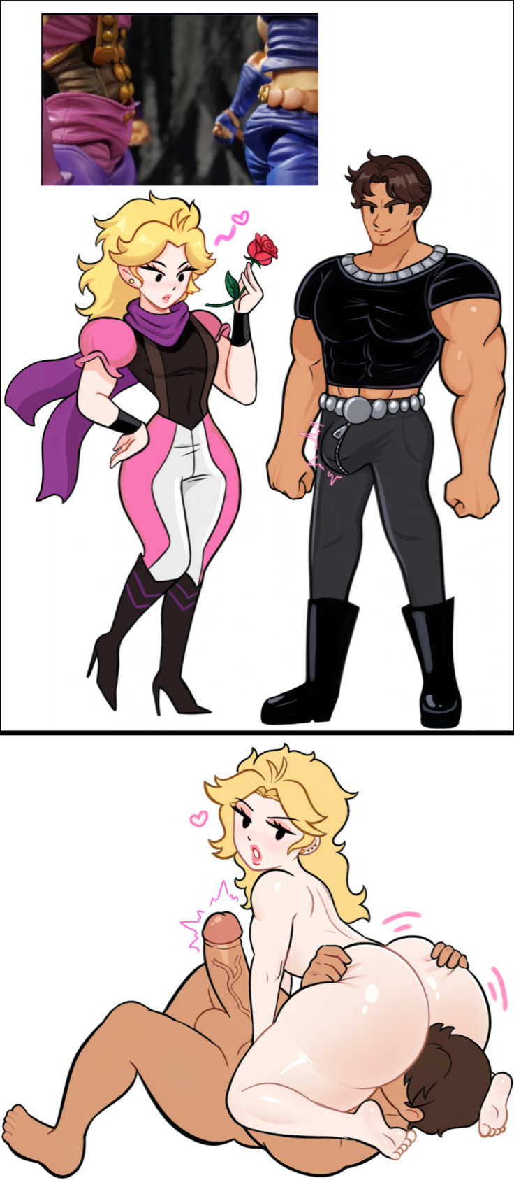2boys ambush_(trap) bishonen blonde_hair blonde_hair_male brown_hair bubble_ass bubble_butt bussy comic dio_brando dot_eyes eating_ass effeminate erect_nipples erection facesit facesitting fat_ass fat_ass_femboy femboy figure flamboyant fully_nude funny gay gay_domination gay_rimjob gay_sex holding_rose huge_ass huge_ass_(male) huge_cock jjba jojo's_bizarre_adventure jonathan_joestar large_ass large_butt male/femboy male/male muscular muscular_male nude oval_eyes ove pale-skinned_male pale_skin penis penis_awe penis_size_difference pretty_boy rimjob rimming rimming_femboy rimming_male rose size_comparison size_difference solid_eyes solid_oval_eyes vampire wholesome yaoi