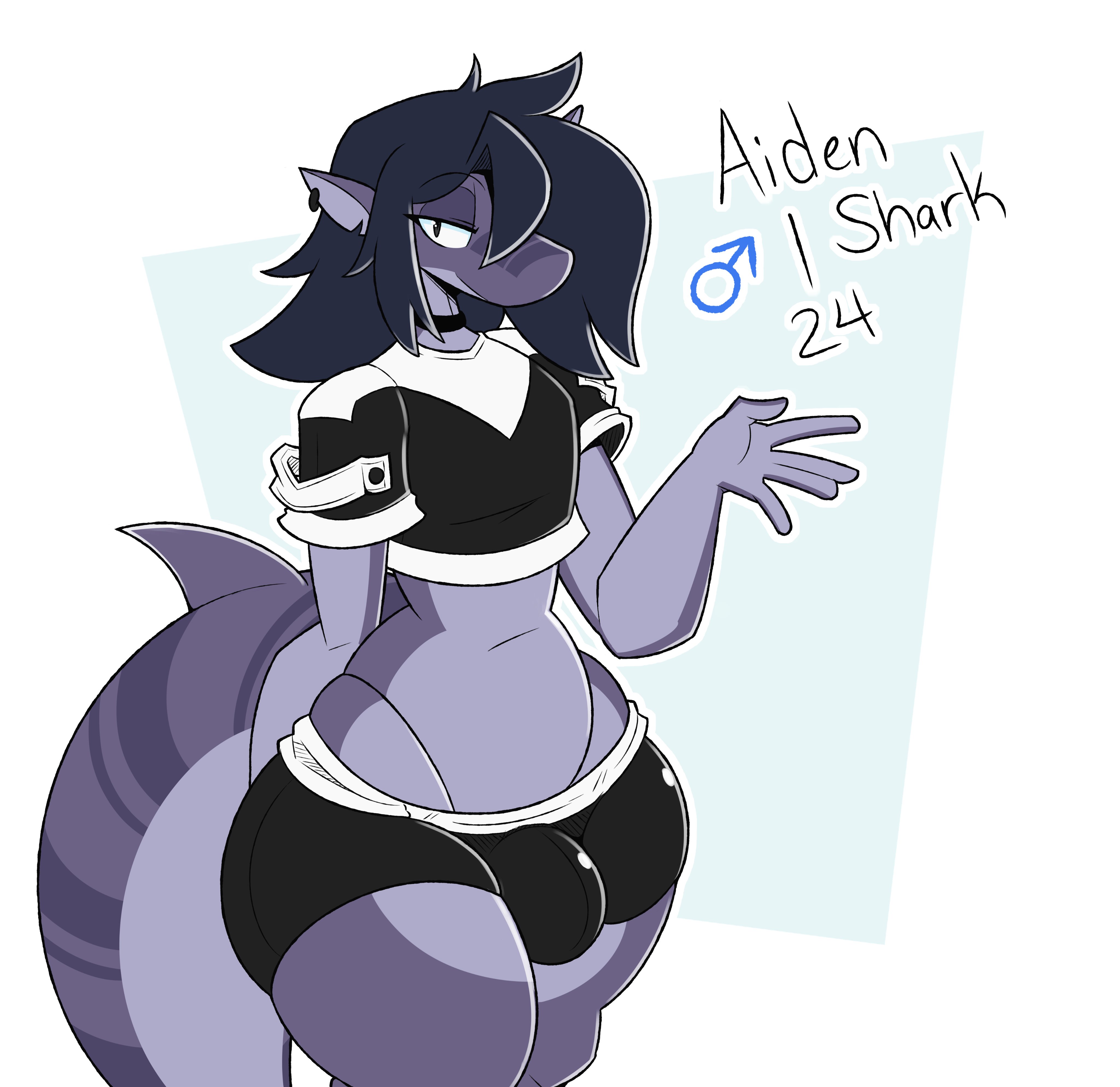 2023, aiden (nonarycubed), ass, big ass, big bulge, big butt, bulge, femboy, femboy focus, femboy only, femboysub, feminine, feminine body, feminine male, feminine pose, fish, furry, furry male, furry only, girly, huge ass, huge bulge, huge butt, huge thighs, male, male focus, male only, nonarycubed, penis, scalie, scalie humanoid, shark, shark fin, shark humanoid, shark tail, shark teeth, thick thighs, wide hips