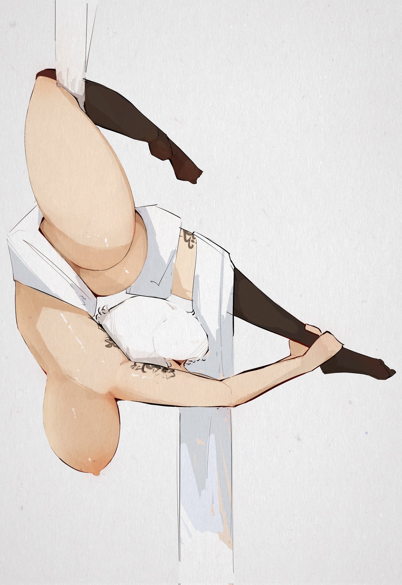 1girls, areolae, ass, big breasts, breasts, drmover, eve (artofmover), evelynn winter, female, nipples, nude, original character, roblox, roblox avatar, robloxian, tagme, tattoo, thighhighs, upside-down