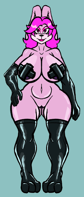 animal_humanoid anthro arisenfromdeath belt big_breasts boots bottomwear breasts clothed clothing collar crop_top erect_nipples fan_character female fingerless_gloves fishnet fishnet_legwear footwear fur furry gloves hair handwear headgear headwear humanoid humanoid_genitalia lagomorph lagomorph_humanoid latex latex_armwear latex_clothing latex_elbow_gloves latex_gloves latex_legwear latex_stockings latex_thigh_highs legwear leporid leporid_humanoid lipstick long_ears long_hair looking_at_viewer makeup mammal mammal_humanoid nancy_the_rabbit nipples pink pink_body pink_fur pink_hair rabbit rabbit_ears rabbit_humanoid red_eyes reference_guide reference_image references sega shirt shoes shorts simple_background smile smiling_at_viewer smirk smirking_at_viewer sonic_original_character sonicfancharacter spiked_collar spikes thick_thighs third-party_edit topwear wide_hips