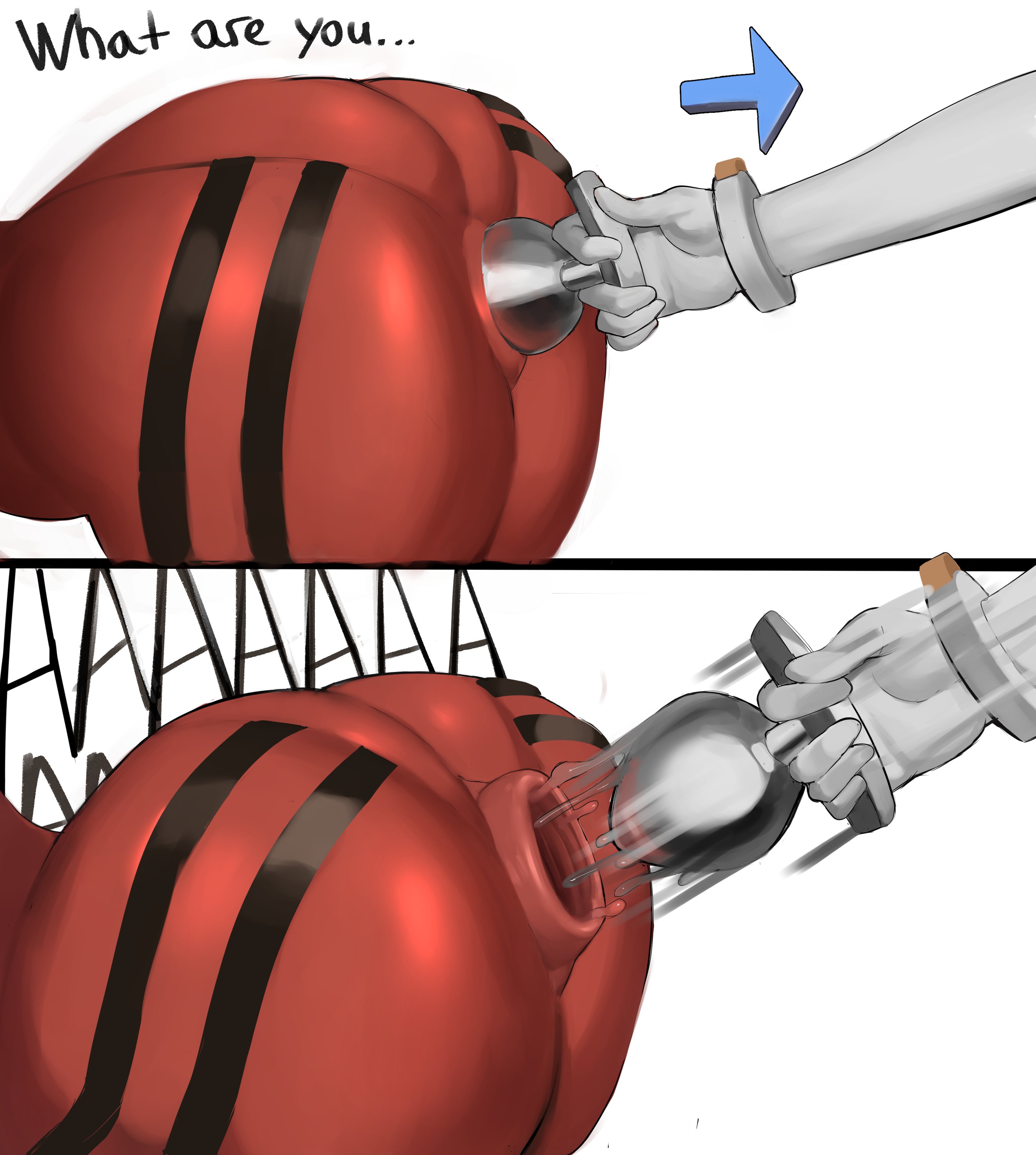 2futas, anal, anal juices, anal object insertion, anal play, anal through clothes, anus, ass, ass focus, asuka langley sohryu, ayanami rei, bending over, bent over, big ass, bodysuit, buttplug, buttplug pull, buttplug pull out, buttplug removed, clothed, clothed futa, comic, english text, entry plug, futanari, gape, gaped anus, gaped ass, gaping, gaping anus, handle, large ass, lumu, neon genesis evangelion, object expulsion, object in ass, object insertion, plugsuit, plugsuit (evangelion), red plugsuit, rei ayanami, scream, screaming, sex toy, sex toy in ass, simple background, souryuu asuka langley, thick thighs, thighs, through clothes, upper body out of frame, wet sex toy, white background, white plugsuit, wide hips