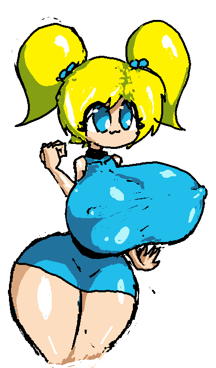 big_ass big_breasts breasts_bigger_than_head bubbles_(powerpuff_girls) huge_ass huge_breasts humanoid powerpuff_girls powerpuff_girls_2016 the_absolute