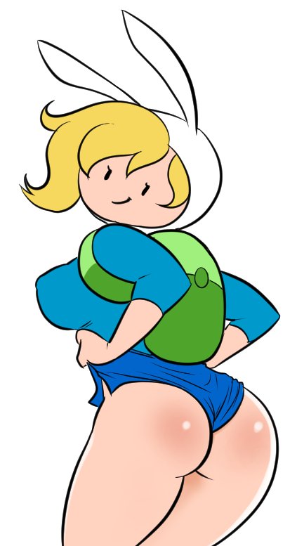 1girls, adventure time, ass, backpack, bag, big ass, big butt, blonde hair, cartoon network, clothing, dolphin shorts, fat ass, fat butt, female, female only, fionna the human girl, fionnly47, fully clothed, headwear, huge ass, huge butt, human, looking back, pale skin, pulling clothing, rule 63, shorts, solo, thick ass, thick butt, warner brothers