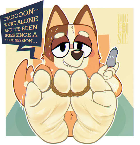 1girls 3_toes anthro anthro_female anthro_only biting_lip bluey_(series) blush blushing blushing_female body_markings brown_nose canine cheek_tuft chilli_heeler dark_eyeshadow dog dog_ears dogeoisie encouragement encouraging_viewer eyeshadow feet feet_focus female female_anthro female_only flirting foot_fetish fur_pattern hair_tuft horny_female large_feet lip_bite looking_at_viewer milf oil oiled_feet oily_feet orange_fur seductive_look simple_background sitting soles soles_female spotted_body spotted_fur tail text tied_feet tied_toes toes wiggling_toes wrinkled_feet wrinkled_soles ~