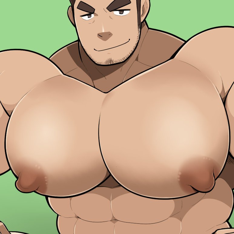 1boy abs bara bara_tiddies bara_tits big_chest big_pecs erect_nipples gay gigantic_chest gigantic_pecs huge_chest huge_pecs large_pectorals male male_only man_boobs man_breasts massive_chest massive_pecs moobs solo solo_male takezamurai