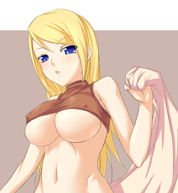 big_breasts blue_eyes breasts buresu dancer dancer_(fft) erect_nipples female female_only final_fantasy final_fantasy_tactics final_fantasy_tactics_(original) human large_breasts oppai shawl shitapai solo underboob