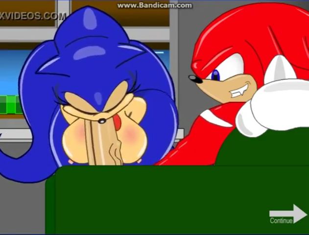 breasts ctrl-z fellatio genderswap knuckles_the_echidna oral penis rule_63 sonic_(series) sonic_the_hedgehog sonic_transformed_1 sonique_the_hedgehog