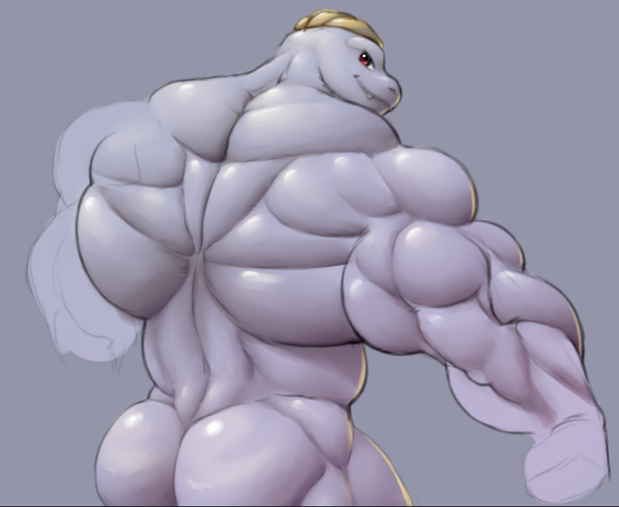 ass back bara barazoku big_muscles huge_muscles kosmonius machoke male male_only muscles muscular muscular_male pokémon_(species) pokemon pokemon_(species)