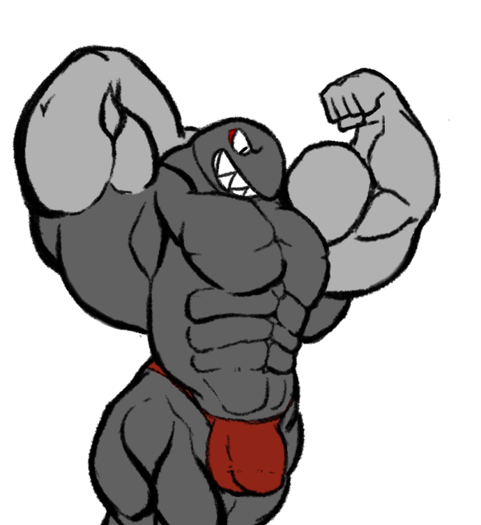 2017 abs alpha_channel alternate_species animate_inanimate anthro balls_outline banzai_bill biceps big_muscles bulge bullet_bill clothed clothing flexing_bicep genital_outline grey_body humanoid humanoidized lovelierfreak male mario_(series) muscular muscular_humanoid muscular_male navel nintendo no_visible_genitalia non-human pecs penis_outline portrait red_clothing red_underwear sharp_teeth simple_background solo teeth three-quarter_portrait toony transparent_background underwear underwear_only