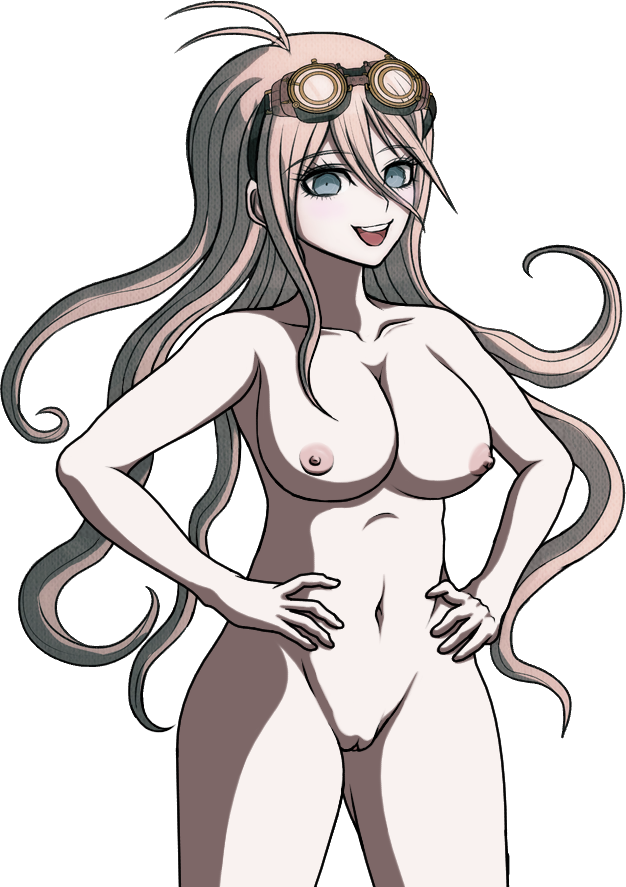 accurate_art_style cheeeeeeeeeeeeen completely_nude danganronpa danganronpa_v3 female_only iruma_miu nipples pussy sprite_edit straight_hair transparent_background