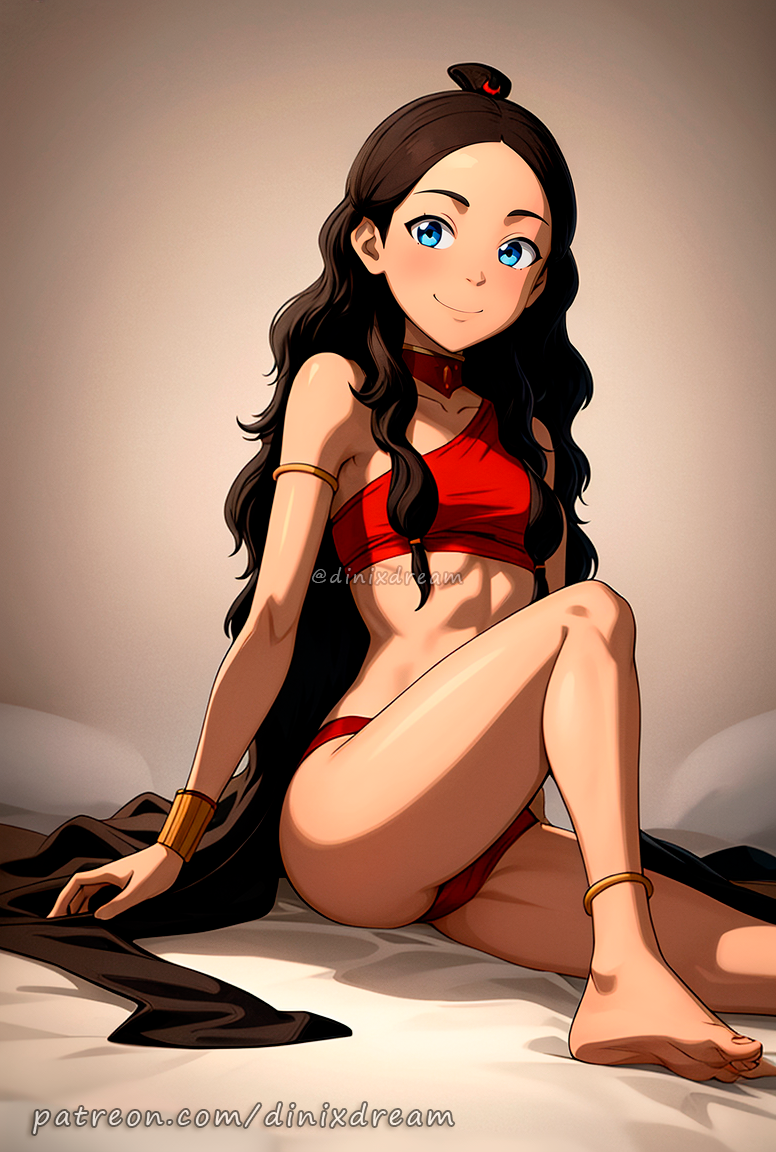 1girls, ai generated, avatar legends, avatar the last airbender, dinixdream, female, female only, katara, water tribe