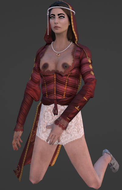 assassin's_creed assassin's_creed_(series) assassin's_creed_ii breasts eyeroll masturbating masturbation paola_(assassins_creed) rubbing tits_out topless topless_female