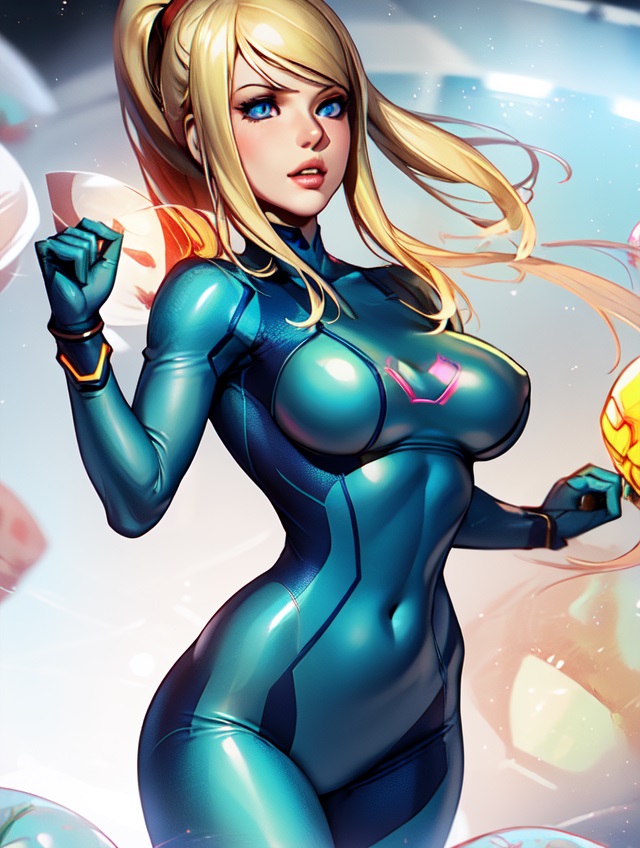 1girls ai_generated alternate_version_available ass athletic athletic_female blonde_hair blonde_ponytail blue_bodysuit blue_clothes blue_clothing blue_eyes bounty_hunter busty female metroid nintendo pixai pooplool round_ass round_butt samus samus_aran slim_female slim_figure solo solo_female tagme thin thin_female zero_suit_samus