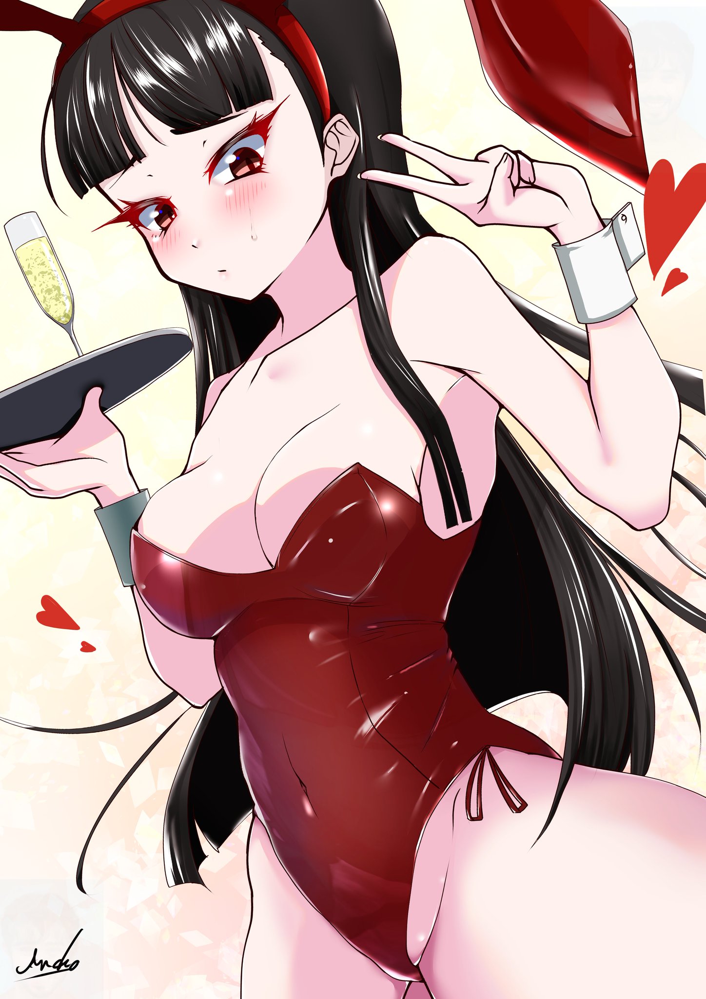 alternate costume, amagi yukiko, atlus, breasts, female, female only, persona, persona 4, solo, takeminaieeru