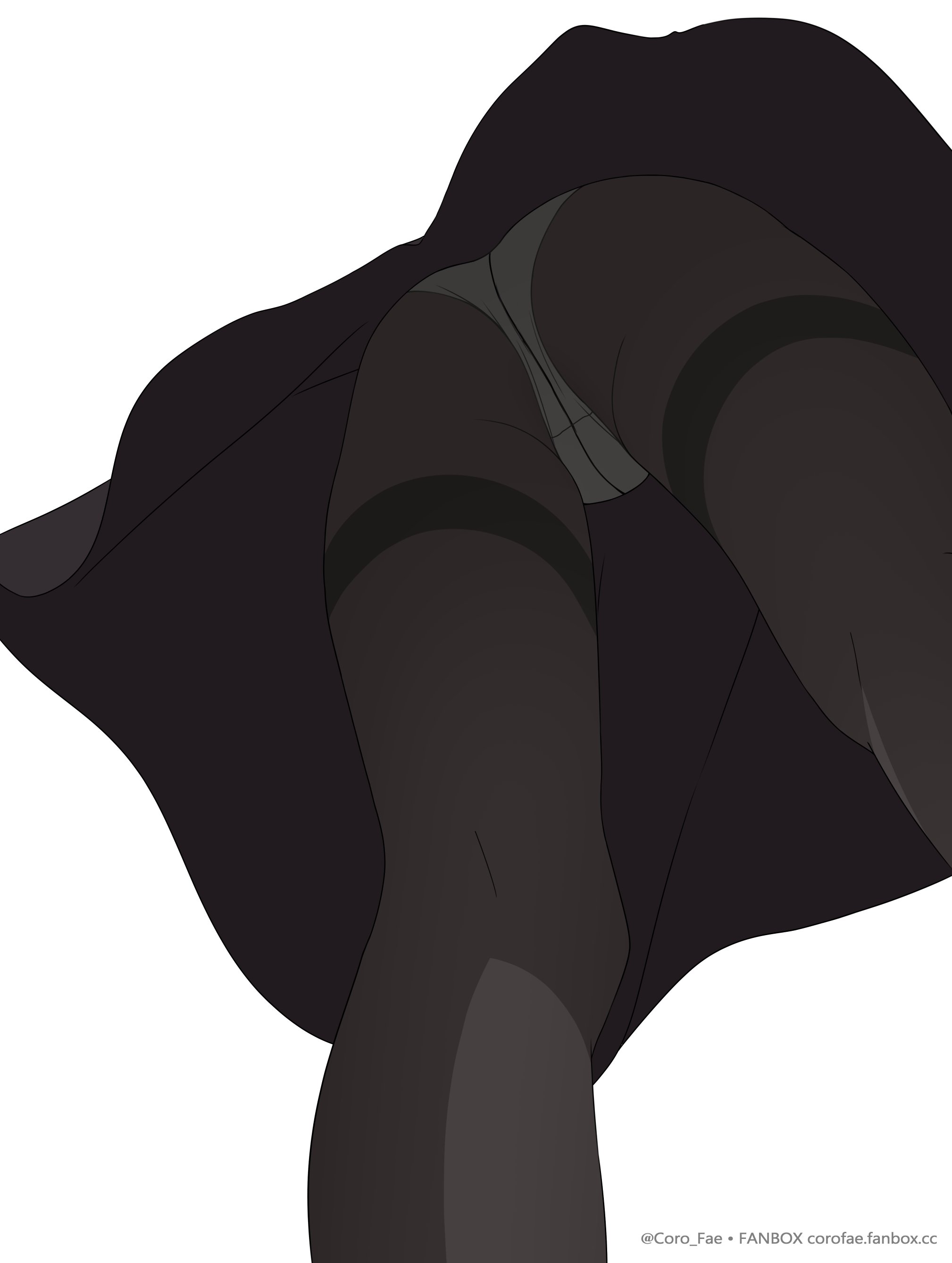 1girls, ass, below, below view, coro fae, dress, female, female only, iino miko, kaguya-sama wa kokurasetai ~tensai-tachi no renai zunousen~, leggings, legwear, panties, panties under pantyhose, pantyhose, schoolgirl, simple background, skirt, solo, thighband pantyhose, thighs, under skirt, underwear, upskirt, white background