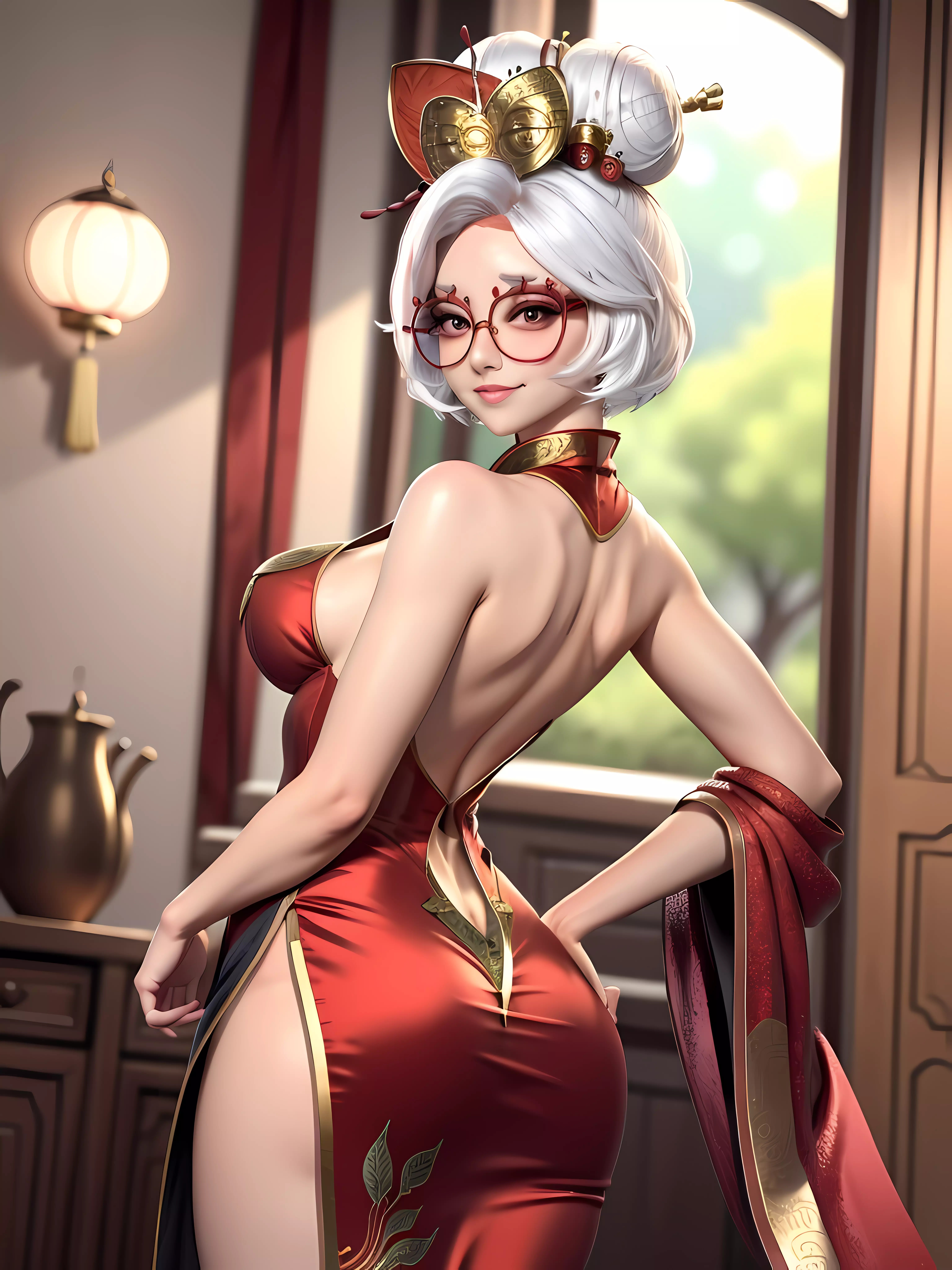 ai generated, alternate costume, ass, female, female only, nai diffusion, nintendo, purah, purah (tears of the kingdom), solo, stable diffusion, tears of the kingdom, the legend of zelda