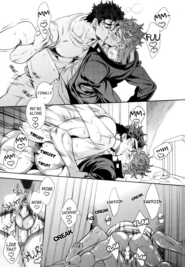 2boys amarans anal gay i_cannot_stop_having_sex_with_my_best_friend_2_(comic) jojo's_bizarre_adventure jotaro_kujo kissing male male/male male_only male_penetrated male_penetrating_male muscular_male noriaki_kakyoin partially_clothed penetration penis stardust_crusaders testicles yaoi