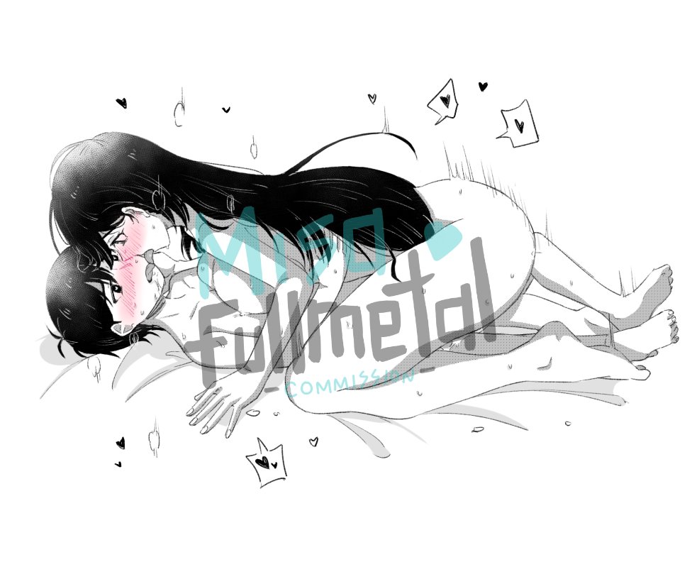 1boy, 1girls, black hair, blush, breasts, brother, brother and sister, cowgirl position, elder sister, female, female penetrated, female/male, flushed, heart-shaped pupils, hearts, incest, little brother, long hair, male, male penetrating, male penetrating female, male/female, mari (omori), misafullmetal, nipples, older sister, older sister younger brother, omori, penis, penis in pussy, pussy, sex on bed, short hair, siblings, simple background, sister, sunny (omori), teenage couple, teenage female, teenage male, tits, tongue, vaginal penetration, vaginal sex, younger brother