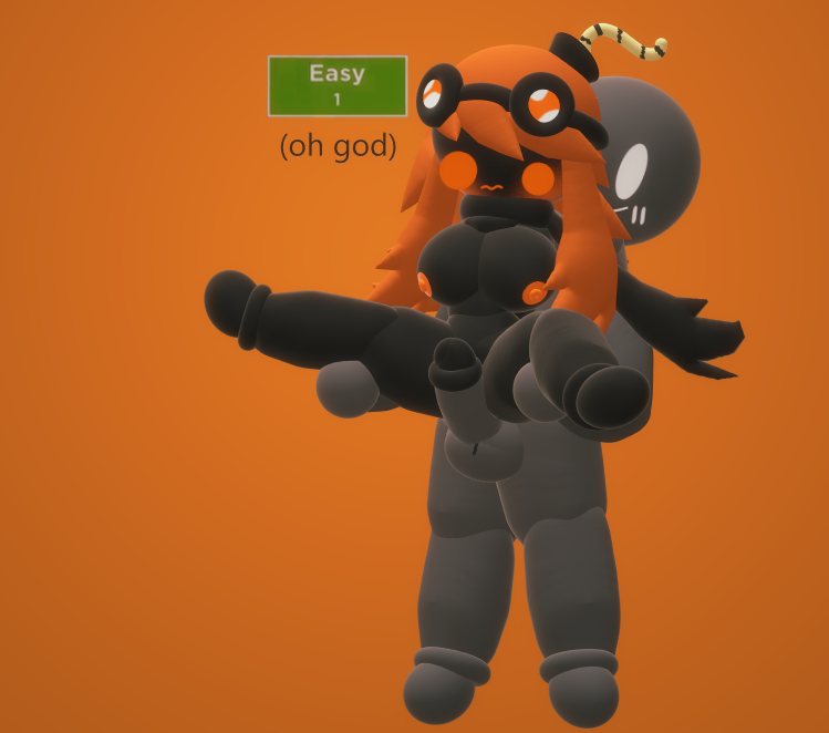 1boy 1boy1girl 1girls 3d big_ass bomby_(tower_heroes) breasts eggby_(tower_heroes) humanoid its_a_human_bomby_oc_retard legs_held_open penis reverse_stand_and_carry_position reverse_suspended_congress roblox roblox_game self_upload spread_legs straight tagme tower_heroes zeroniko