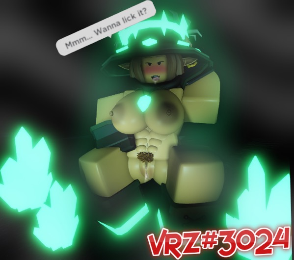 1girls 3d alternate_version_available bedwars_(easy.gg) big_breasts blushing dialogue dialogue_box easy.gg front_view inviting presenting presenting_breasts presenting_pussy roblox roblox_game robloxian tagme text vrz3024 witch_(easy.gg)