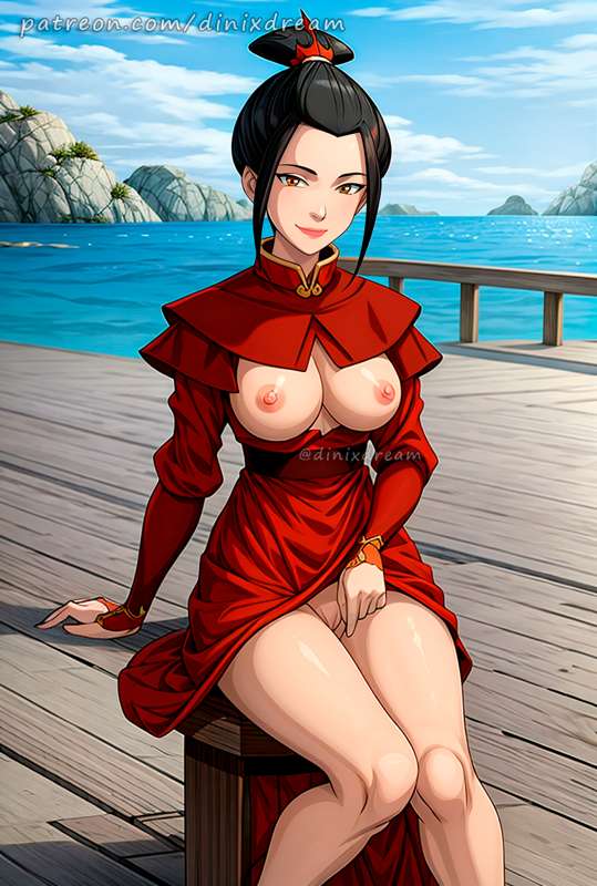 1girls, ai generated, avatar legends, avatar the last airbender, azula, dinixdream, female, female only, fire nation, solo, solo female, stable diffusion, straight hair