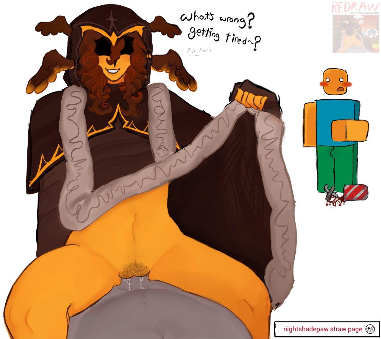 belly button, builderman, builderman (forsaken), caught, caught in the act, cum, cum in pussy, cum inside, cuntboy, cuntboy/male, forsaken (roblox), male only, male/male, no background, noob (forsaken), noob (roblox), on top, pubes, pubic hair, redraw, remake, riding, riding cock, riding penis, roblox, roblox admins, roblox game, robloxian, strawpage, tagme, tagme (artist), talking, talking to partner, telamon, telamon (forsaken), trans man, vaginal penetration, vaginal sex, voyeurism, walking in on