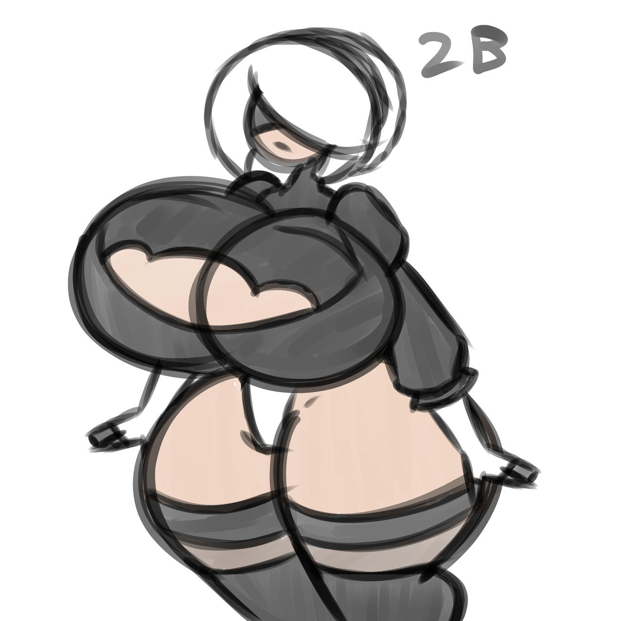 2b (Nier:Automata) Rule 34 Image